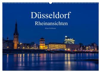 Düsseldorf - Rheinansichten (Wandkalender 2025 DIN A2 quer), CALVENDO Monatskalender