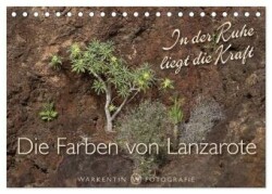 Die Farben von Lanzarote - In der Ruhe liegt die Kraft (Tischkalender 2025 DIN A5 quer), CALVENDO Monatskalender