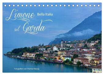 Limone sul Garda - Bella Italia (Tischkalender 2025 DIN A5 quer), CALVENDO Monatskalender
