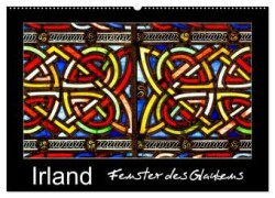 IRLAND - Fenster des Glaubens (Wandkalender 2025 DIN A2 quer), CALVENDO Monatskalender