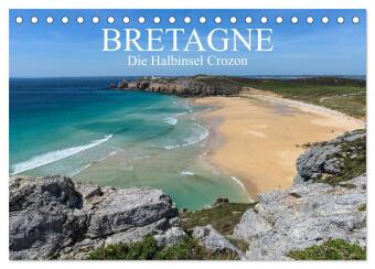 Bretagne - Die Halbinsel Crozon (Tischkalender 2025 DIN A5 quer), CALVENDO Monatskalender