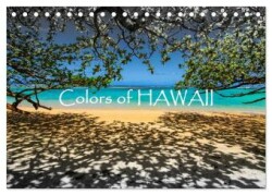 Colors of HAWAII (Tischkalender 2025 DIN A5 quer), CALVENDO Monatskalender