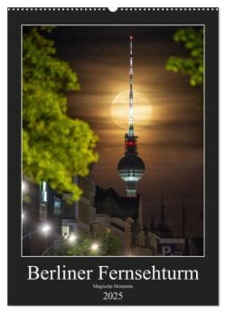 Berliner Fernsehturm - Magische Momente (Wandkalender 2025 DIN A2 hoch), CALVENDO Monatskalender