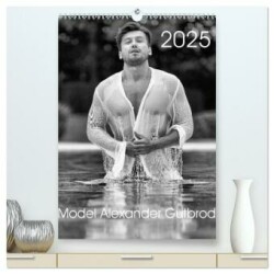 Kalender 2025 Model Alexander Gutbrod (Retro) (hochwertiger Premium Wandkalender 2025 DIN A2 hoch), Kunstdruck in Hochglanz