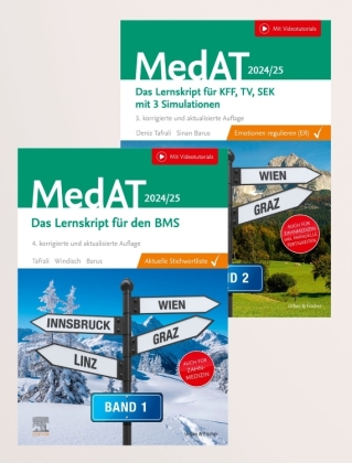 MedAT Kompendium Bd. 1 und 2 2024/2025 für Human- und Zahnmedizin