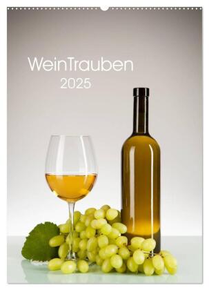 WeinTrauben 2025 (Wandkalender 2025 DIN A2 hoch), CALVENDO Monatskalender