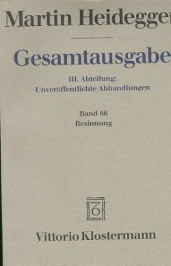 Besinnung (1938/39). Im Anhang: Mein bisheriger Weg