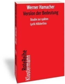 Studien zu Hölderlin