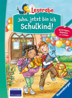 Mein großes Buch zur Einschulung - Eintragbuch - Erstlesebuch - Kinderbuch zum Schulstart - Kinderbuch ab 6 Jahren - Schulstarter - Geschenk Einschulung - Lesen lernen 1. Klasse Jungen und Mädchen