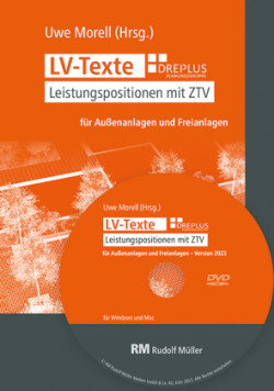 LV-Texte Außenanlagen und Freianlagen, DVD-ROM