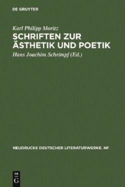 Schriften Zur Ästhetik Und Poetik