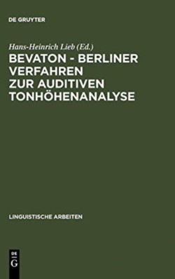 Bevaton - Berliner Verfahren Zur Auditiven Tonhöhenanalyse