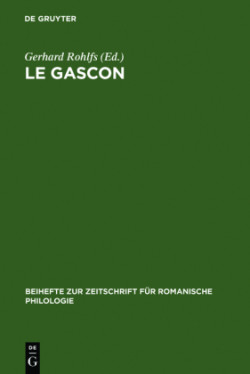 Le Gascon Etudes de Philologie Pyreneenne