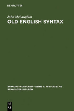 Old English Syntax a handbook