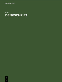 Denkschrift