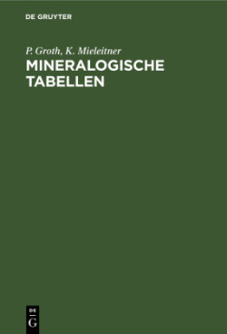 Mineralogische Tabellen