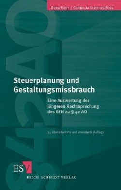 Steuerplanung und Gestaltungsmissbrauch