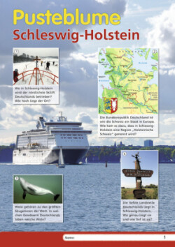 Pusteblume Sachunterricht - Ausgabe 2011 für das 4. Schuljahr in Hamburg und Schleswig-Holstein