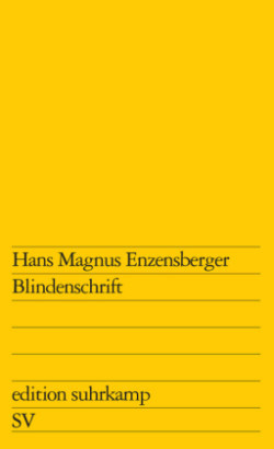 Blindenschrift