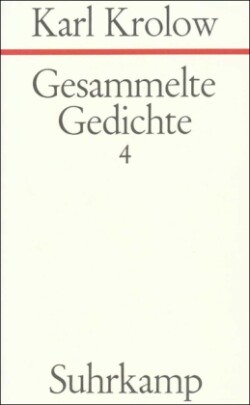 Gesammelte Gedichte. 4 Bände