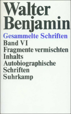 Gesammelte Schriften, Ln, Bd. 6, Fragmente vermischten Inhalts, Autobiographische Schriften