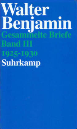 Gesammelte Briefe, 6 Bde., Bd. 3, 1925-1930