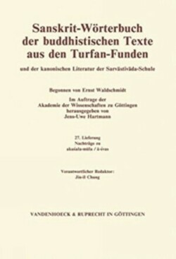 Sanskrit-WÃ¶rterbuch der buddhistischen Texte aus den Turfan-Funden. Lieferung 22