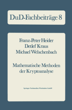 Mathematische Methoden der Kryptoanalyse