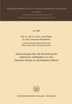 Untersuchungen über die Abweichung der elektrischen Leitfähigkeit von dem Ohmschen Gesetz an verschiedenen Gläsern