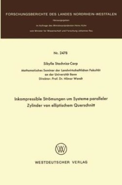 Inkompressible Strömungen um Systeme paralleler Zylinder von elliptischem Querschnitt