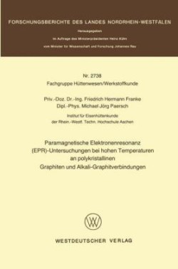 Paramagnetische Elektronenresonanz (EPR)-Untersuchungen bei hohen Temperaturen an polykristallinen Graphiten und Alkali-Graphitverbindungen