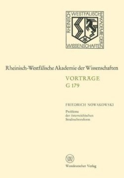 Probleme der österreichischen Strafrechtsreform