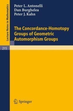 Concordance-Homotopy Groups of Geometric Automorphism Groups