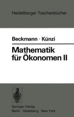 Mathematik für Ökonomen II