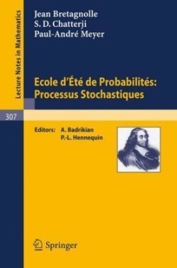 Ecole d'Ete de Probabilites: Processus Stochastiques