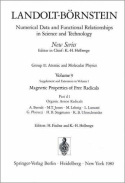 Organic Anion Radicals / Organische Anion-Radikale