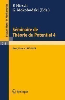 Séminaire de Théorie du Potentiel Paris, 1977-1978, No. 4