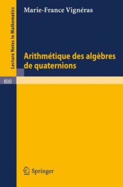 Arithmetique des algebres de quaternions