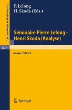 Séminaire Pierre Lelong - Henri Skoda (Analyse)