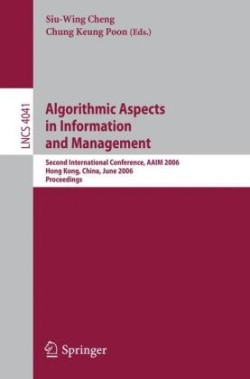 Algorithmic Aspects in Information and Management