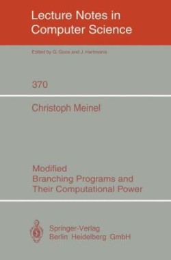 Modified Branching Programs and Their Computational Power