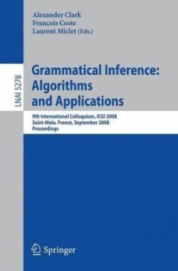 Grammatical Inference: Algorithms and Applications