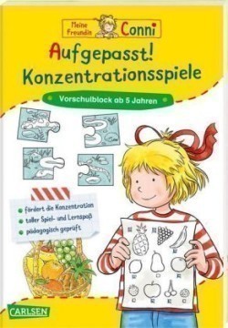 Conni Gelbe Reihe (Beschäftigungsbuch): Aufgepasst! Konzentrationsspiele