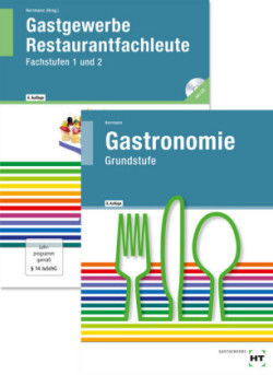 Grundstufe Gastronomie. Gastgewerbe Restaurantfachleute, m. CD-ROM, 2 Tle.
