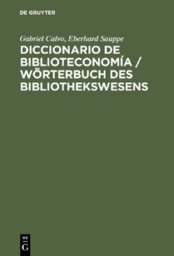 Diccionario de Biblioteconomía