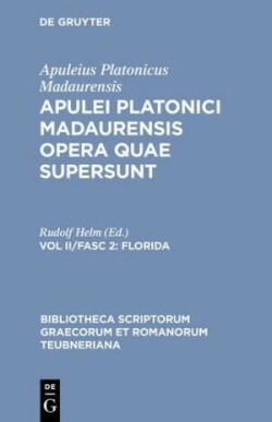 Opera Quae Supersunt, Vol. II, fasc. 2