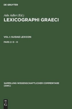 Lexicographi Graeci: Vol. I: CB