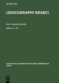 Lexicographi Graeci: Vol. I: CB