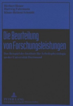 Die Beurteilung Von Forschungsleistungen