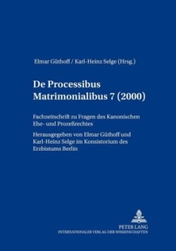 de Processibus Matrimonialibus